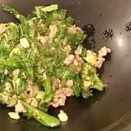 Fried Pork With Spring Onions